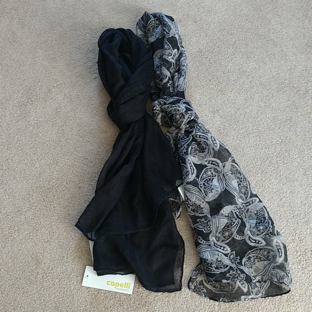 2 scarves
